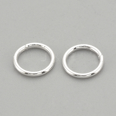 925 Sterling Silver Round Rings X-STER-S002-58-1