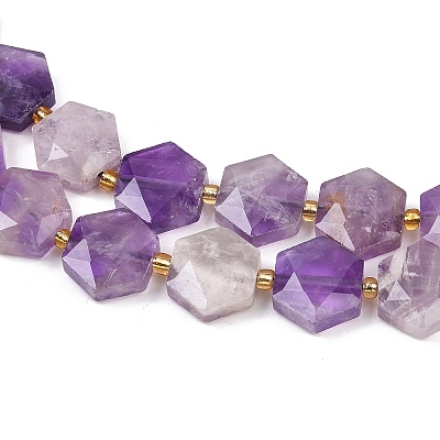 Natural Amethyst Beads Strands G-G144-A07-01-1