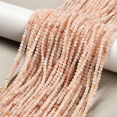 Heated Natural Citrine Beads Strands G-RM2025-05A-2mm-1