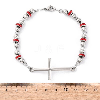 201 Stainless Steel Link Chain Bracelets BJEW-A032-01P-03-1