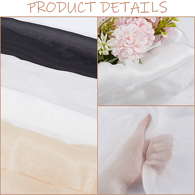 2pcs Satin Fabric DIY-GF0009-66C-1