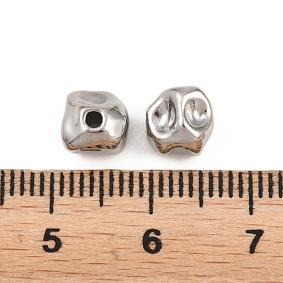 Irregular 304 Stainless Steel Beads STAS-D394-03M-P-1