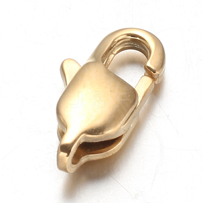 Tarnish Resistant 316 Surgical Stainless Steel Lobster Claw Clasps STAS-Z013-01G-1