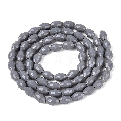 Opaque Solid Color Glass Beads Strands LS-GLAA-N071-01A-C11-1