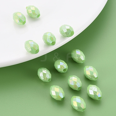 Opaque Acrylic Beads TACR-S153-32I-01-1