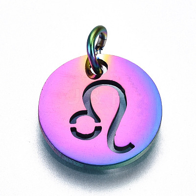 Ion Plating(IP) 201 Stainless Steel Charms STAS-Q237-M003-1-1