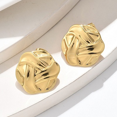 304 Stainless Steel Stud Earrings EJEW-U047-26G-1