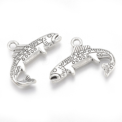 Tibetan Style Alloy Pendants TIBE-S314-34AS-LF-1
