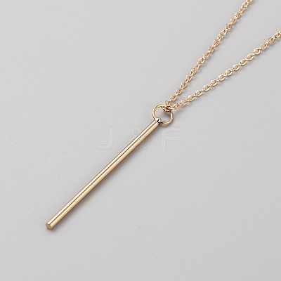 Alloy Pendant Necklace with Cable Chains for Women NJEW-WH0022-02E-KCG-1