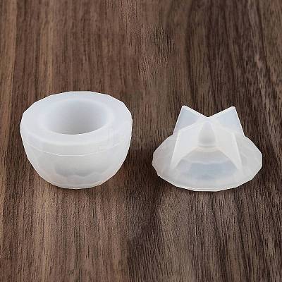 Faceted Round DIY Candle Cup Silicone Molds LS-DIY-Q037-07A-1