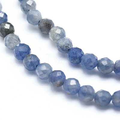 Natural Iolite/Cordierite/Dichroite Beads Strands G-G823-15-3.5mm-1