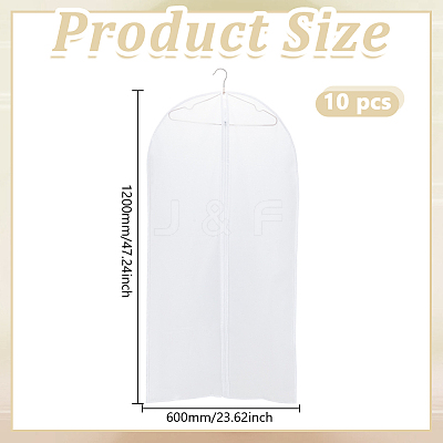 10Pcs EVA Dust Cover for Clothes AJEW-GO0004-27A-1