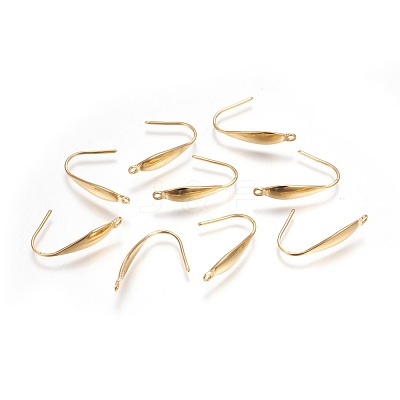 304 Stainless Steel Earring Hooks X-STAS-P227-36G-1