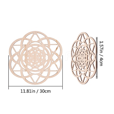 Wood Filigree Joiners Links WOOD-WH0100-54D-1