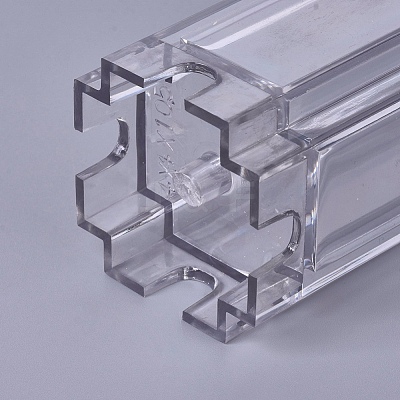 Transparent Plastic Candle Molds AJEW-WH0109-05-1