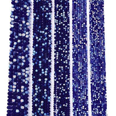Transparent Glass Beads Strands LS-EGLA-A044-T4mm-MB06-1
