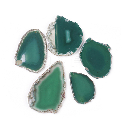 Natural Agate Pendants G-F646-02H-1