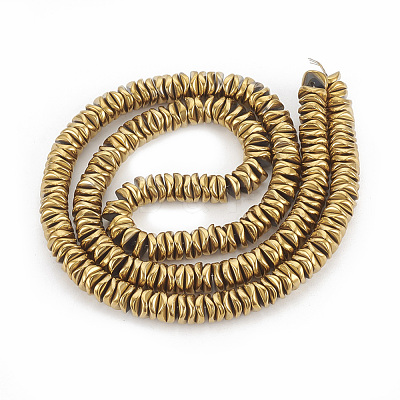 Electroplate Non-magnetic Synthetic Hematite Beads Strands G-N0321-07J-1