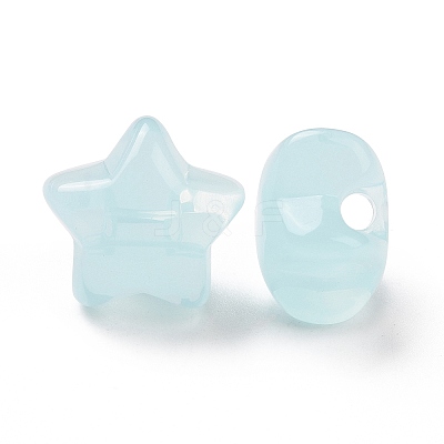 Imitation Jelly Style Acrylic Beads OACR-B002-03D-1