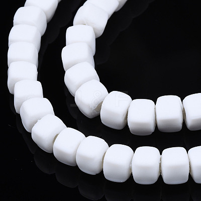 Handmade Polymer Clay Beads Strands CLAY-S092-78O-1