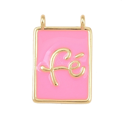 Brass Enamel Pendants KK-L251-01G-A02-1