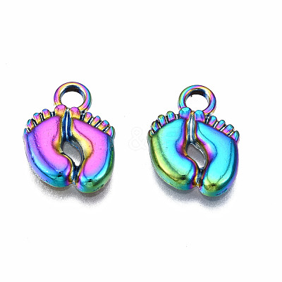 Rainbow Color Alloy Charms PALLOY-N163-106-NR-1