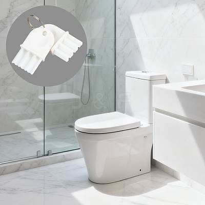 18 Bags ABS Plastic Toilet Paper Dispenser AJEW-CN0006-69-1