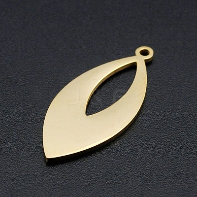 201 Stainless Steel Open Back Bezel Pendants STAS-R111-LA172-13-1