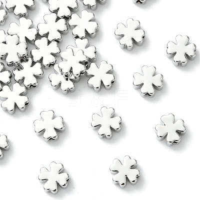 SHEGRACE Brass Clover Beads XGRPCU751-302P-1