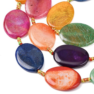 Natural Dragon Veins Agate Beads Strands G-F825-B01-01-1