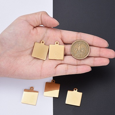 304 Stainless Steel Pendants LS-STAS-I140-23B-G-1