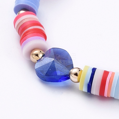 Stretch Charm Bracelets BJEW-JB05085-04-1