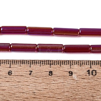 Electroplate Transparent Glass Beads Strands X-EGLA-Q132-02A-C01-1