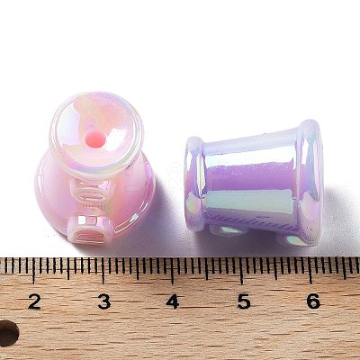UV Plating Acrylic Beads MACR-K357-10B-1