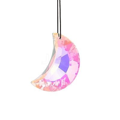 Moon Glass Suncatchers HJEW-Z009-01B-02-1