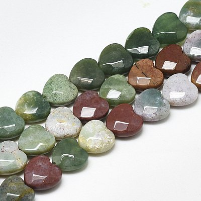 Natural Indian Agate Beads Strands X-G-S357-E01-03-1