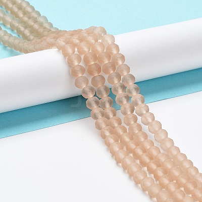 Transparent Glass Beads Strands EGLA-A034-T4mm-MD20-1