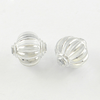 Lantern Plating Transparent Acrylic Beads LS-X-PACR-S452-42-1
