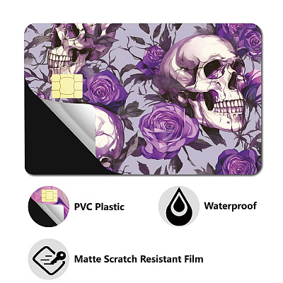 Rectangle PVC Plastic Waterproof Card Stickers DIY-WH0432-366-1