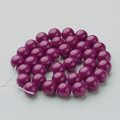 Natural Mashan Jade Round Beads Strands X-G-D263-10mm-XS12-1