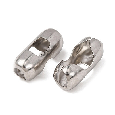 Tarnish Resistant Stainless Steel Ball Chain Connectors LS-STAS-L018B-P-1
