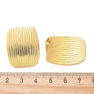 304 Stainless Steel Stud Earrings EJEW-U047-15G-1