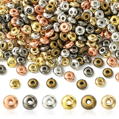 300Pcs 6 Styles CCB Plastic Beads FIND-YW0004-93A-1