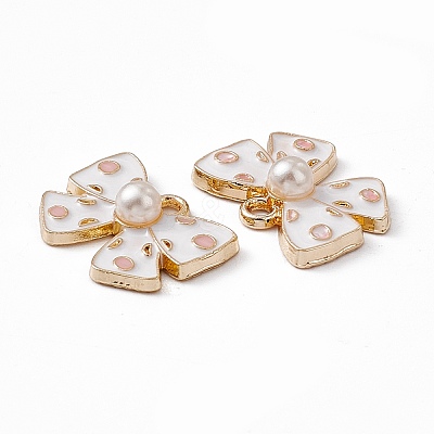 Alloy Enamel Pendants PALLOY-P287-05LG-04-1