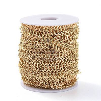 Brass Fishbone Chain CHC-E027-01G-02-1