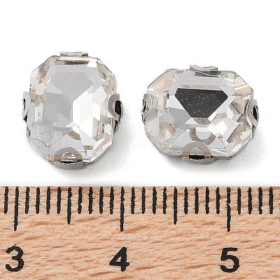 Sew on Rhinestone RGLA-T036-8x10mm-01A-1