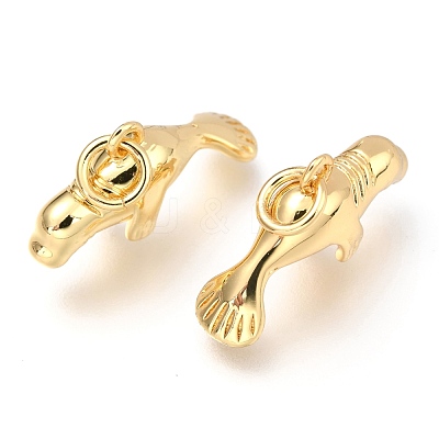 Brass Pendants KK-Z014-01G-1