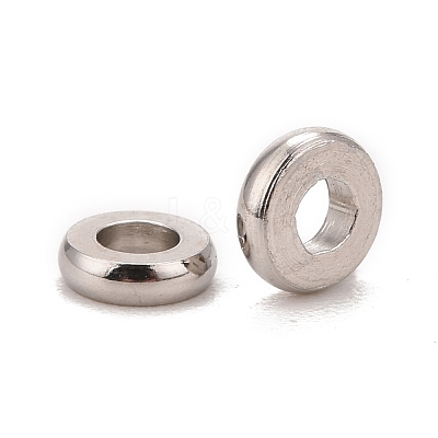 Non-Tarnish 304 Stainless Steel Spacer Beads STAS-F136-03P-1