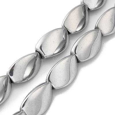 Electroplated Non-magnetic Synthetic Hematite Beads Strands G-P518-01B-1