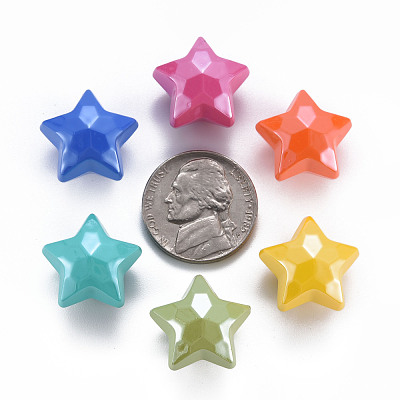 Pearlized Opaque Acrylic Beads MACR-S373-42I-1